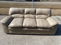 Super comfortable leather couch 