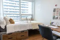 Student bedroom rental at Hoem on Jarvis June 17th to Aug 17th