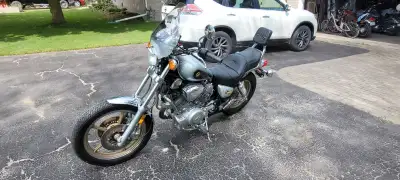 nice clean Virago ,fresh paint , windshield .get ridden all the time. Comfortable ride.