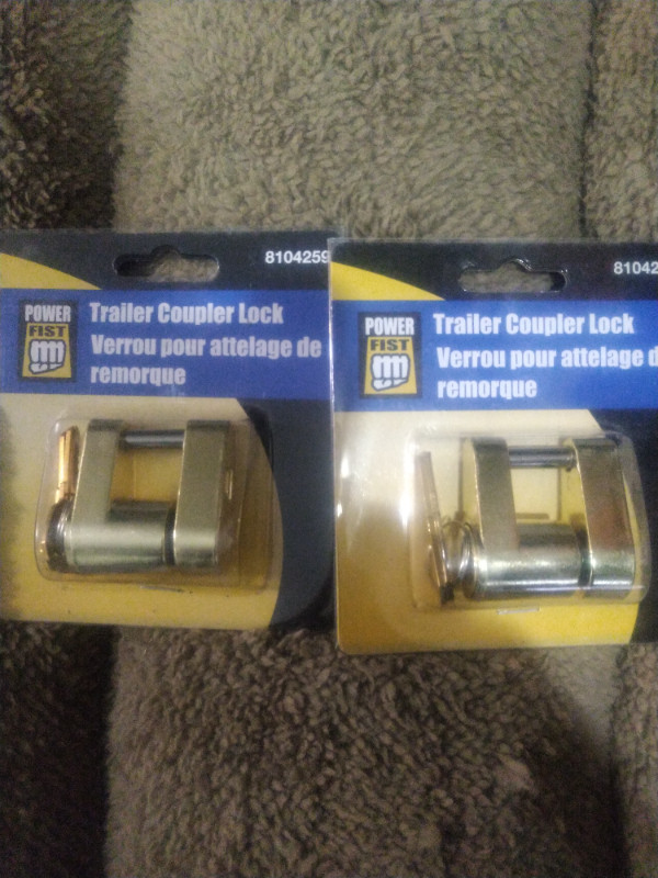 Trailer coupler lock $10ea in RV & Camper Parts & Accessories in Kingston