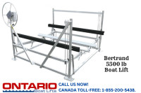 Secure & Protected: Bertrand 5500 lb Boat Lift!