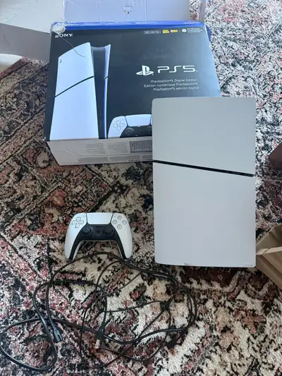 PS5 Slim Digital 825GB in box, View more