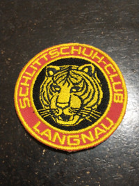 SC Langnau Tigers Swiss pro hockey team patch