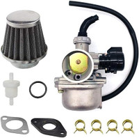 ATV Carburetor PZ19 With Fuel Filter & 35mm Air Filter for 50cc