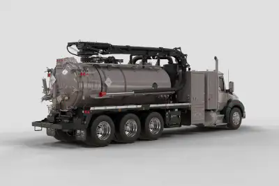 Looking for code hydro vac, with hydraulic driven blower, no ran down junk