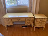 Antique Desk and Matching Drawers