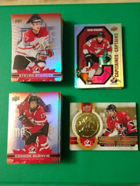 Cartes de hockey Tim Horton TEAM CANADA 2021-22 Set (130 Cards)