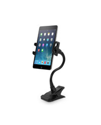 NEW-Universal gooseneck phone/tablet mount with clamp (Open box)