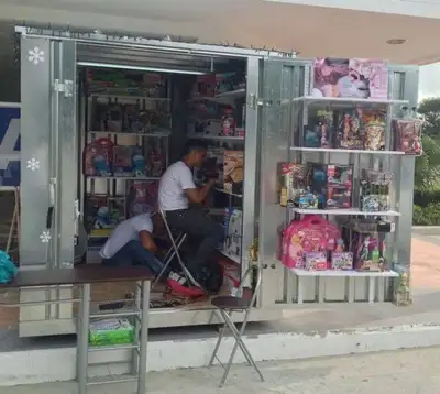 KWIK-STOR MOBILE SHOP. SECURE, PORTABLE FOOD VENDOR STORAGE UNIT, View more