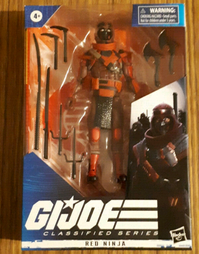 G.I. Joe Classified Red Ninja figure. Unopened and in mint condition $50 FIRM Or Walmart reissue Cob...