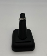 10KT White Gold Ladies Diamond Wedding Ring W Appraisal $625