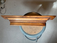 Custom wood crafted shelf