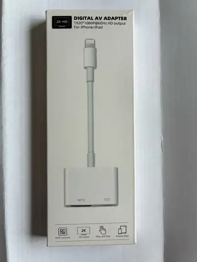 Digital AV Adapter for iPhone/iPad, View more