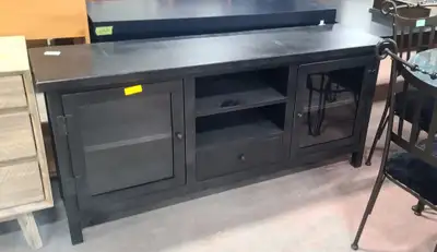 Industrial Media Unit — 66" Designer Ent. Unit Like New $695 OBO, View more