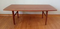 1960’s Alberts Mid Century Modern Coffee Table - Made In Sweden