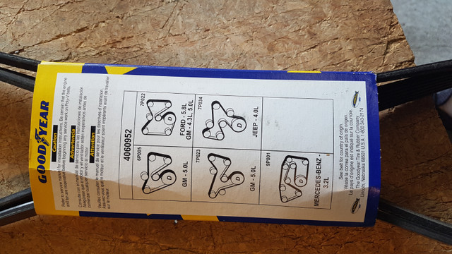 Serpentine belt in Engine & Engine Parts in Oshawa / Durham Region - Image 2