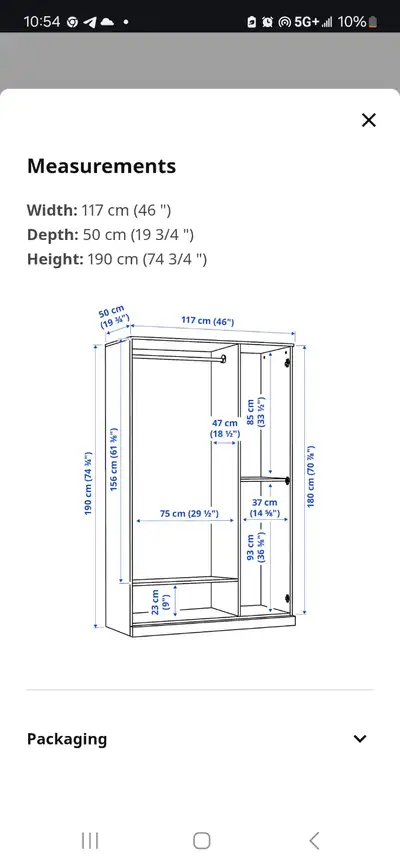 IKEA BRIMNES 3 DOOR WARDROBE BUY NOW !!!!, View more