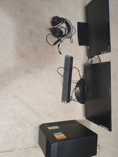 Spec -i7 4770 -Gtx 1060 6gb -Ram 8gb -ssd 500gb I originally bought it for 1500 for all. Its in amaz...