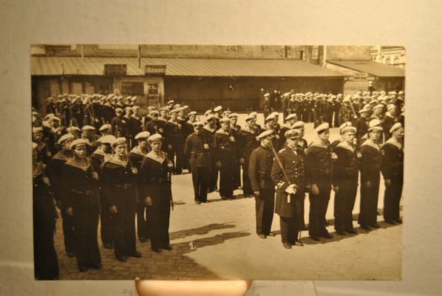 ANTIQUE REAL PHOTO PICTURE POSTCARD MILITARY , SHIPS in Arts & Collectibles in Vancouver - Image 3