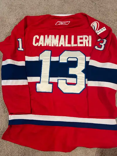 Montreal canadiens with cammalleri lettering