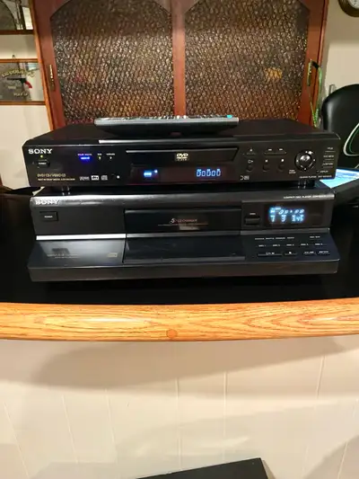 Sony DVD Player and 5-CD Changer, View more