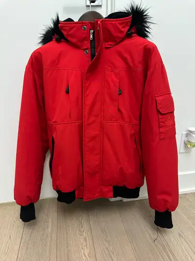 Kanuk Winter Jacket – Corbeau Bomber Parka (Red) Model: Corbeau (Discoutinued Classic) Brand: Kanuk...