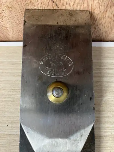 Vintage Marple and Sons Parallel Plane Blade and Cap Iron. See pics. $30