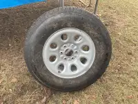 GMC 1500 pickup spare tire