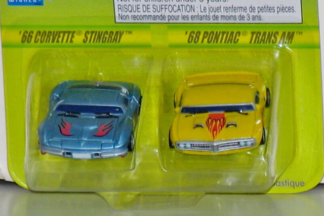 Phat Boyz '66 Corvette & '68 Trans Am 2-Pack 1:64 Scale Diecast in Hobbies & Crafts in Mississauga / Peel Region - Image 3