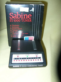 Sabine ST - 1000. Chromatic Instrument tuner.