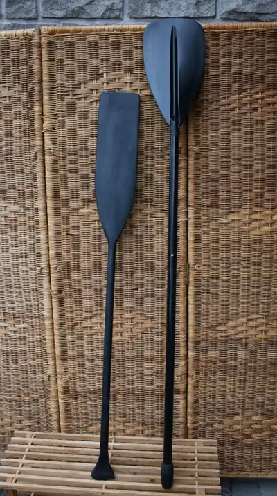 Canoe Boat oars watersports paddles SOLSTICE 64” (plastic and metal) and 53 ½ in long wood material...