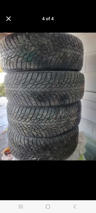 Rims a little rusty but are steel and decent. 114.3 bolt pattern came off a nissan altima. Barely us...
