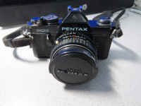 Pentax MX Black Film Camera SMC PENTAX-M 50mm f/1.4 lens
