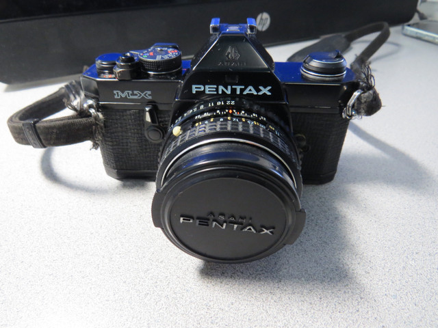 Pentax MX Black Film Camera SMC PENTAX-M 50mm f/1.4 lens dans Appareils photo et caméras  à Sherbrooke