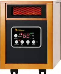 Dr Infrared Heater DR-968 Portable Space Heater, 1500-Watt