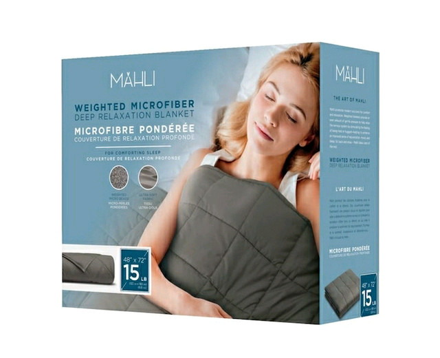 Moving sale [New] 15lb Weighted Blanket in Bedding in City of Toronto