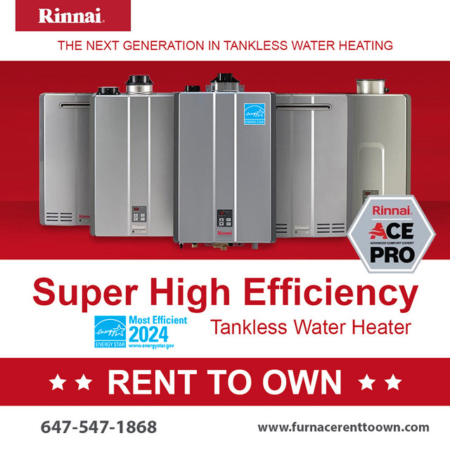 Rent to Own - TANKLESS Water Heater - $45 - FREE Installation in Other in Oshawa / Durham Region - Image 3