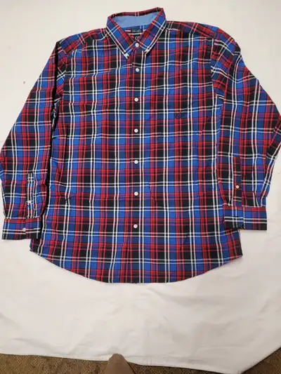 Men’s CHAPS Easy Care Long Sleeve Button Down Shirt XL, View more