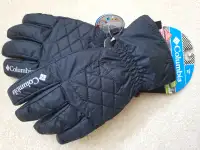 Columbia women ski gloves size M - new