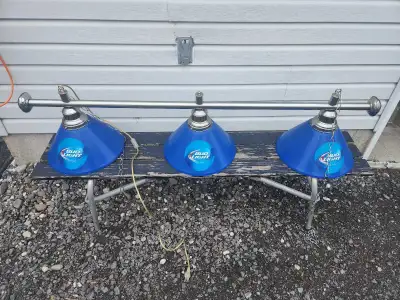 Luminaire pour table de pool  Bud Light à trois lampes 5 pieds, View more