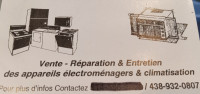 Vente Service Réparation ELECTROMENAGERS