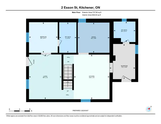 Renovated Detached Home Near Belmont Village | 2 Bed, 2 Bath | in Houses for Sale in Kitchener / Waterloo - Image 8