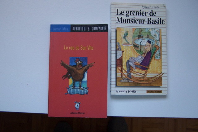 2 livres jeunesse (collection courte échelle et roman bleu) dans Livres jeunesse et ados  à Longueuil/Rive Sud