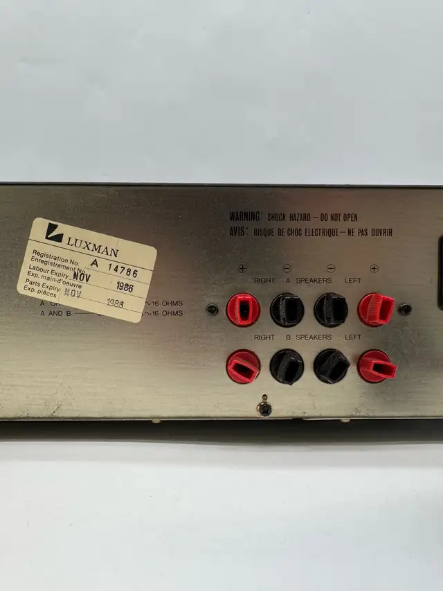 Luxman L-210 Vintage Stereo Integrated Amplifier Tested Working  in Stereo Systems & Home Theatre in City of Toronto - Image 9