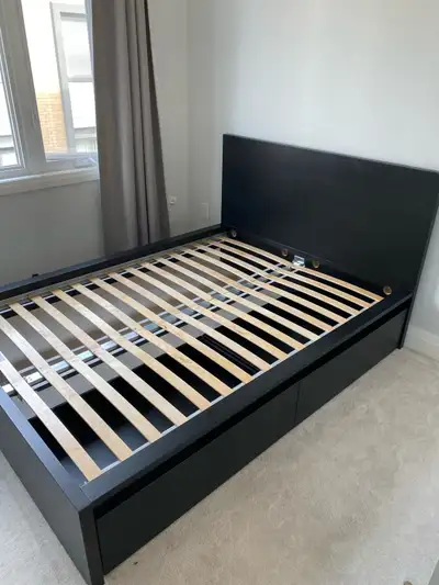 Ikea malm double bed with storage, View more