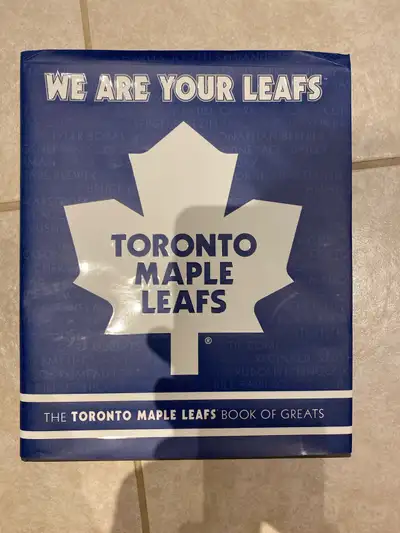 Toronto Maple Leafs book of greats. Great for any collectors or Leaf fans.