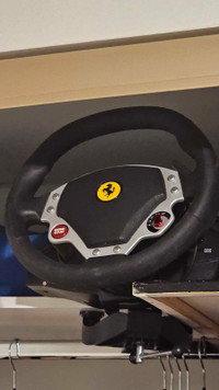 THRUSTMASTER FORCE FEEDBACK WHEEL WITH PEDALS (MINT CONDITION) 