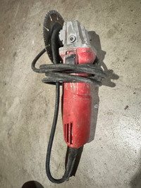 Milwaukee corded grinder 