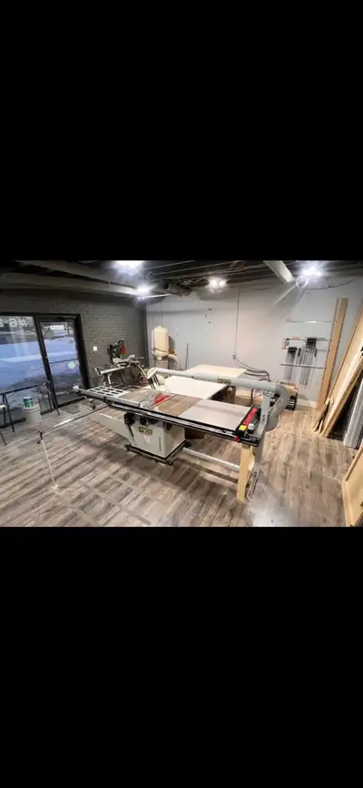 Woodworking space available immediately in a cabinet shop, perfect for any carpenter that doesn’t ha...
