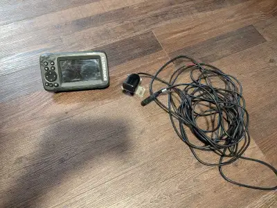 This is a $300 fish finder only asking $80 OBO within reason Has the sonar and the power cord, forgo...